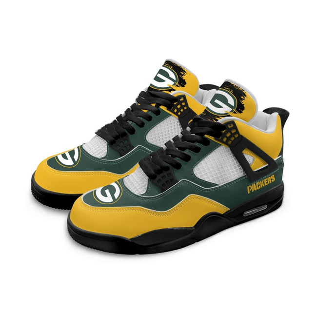 Women's Green Bay Packers Running weapon Air Jordan 4 Shoes 0001